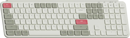 Keychron B6 Pro Quiet Key Full Size Ultra-Slim Wireless Keyboard, ZMK Programmable Bluetooth 5.1/2.4 GHz/Wired with Ultra-Long Battery Life Low Profile for Mac Win Linux System - Space Gray