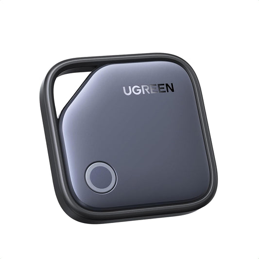 UGREEN FineTrack Smart Finder Compatible with Apple Find My (iOS Only), Bluetooth Tracker for Luggage, Key Finder, Smart Tag for Keys, Suitcases, Passports with Replaceable Battery