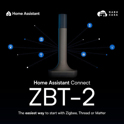 Home Assistant Zigbee Thread Hub Adapter – Smart Home Connectivity Dongle for Matter Devices, High-Performance Wireless Antenna, Plug-and-Play Setup - PuriLite
