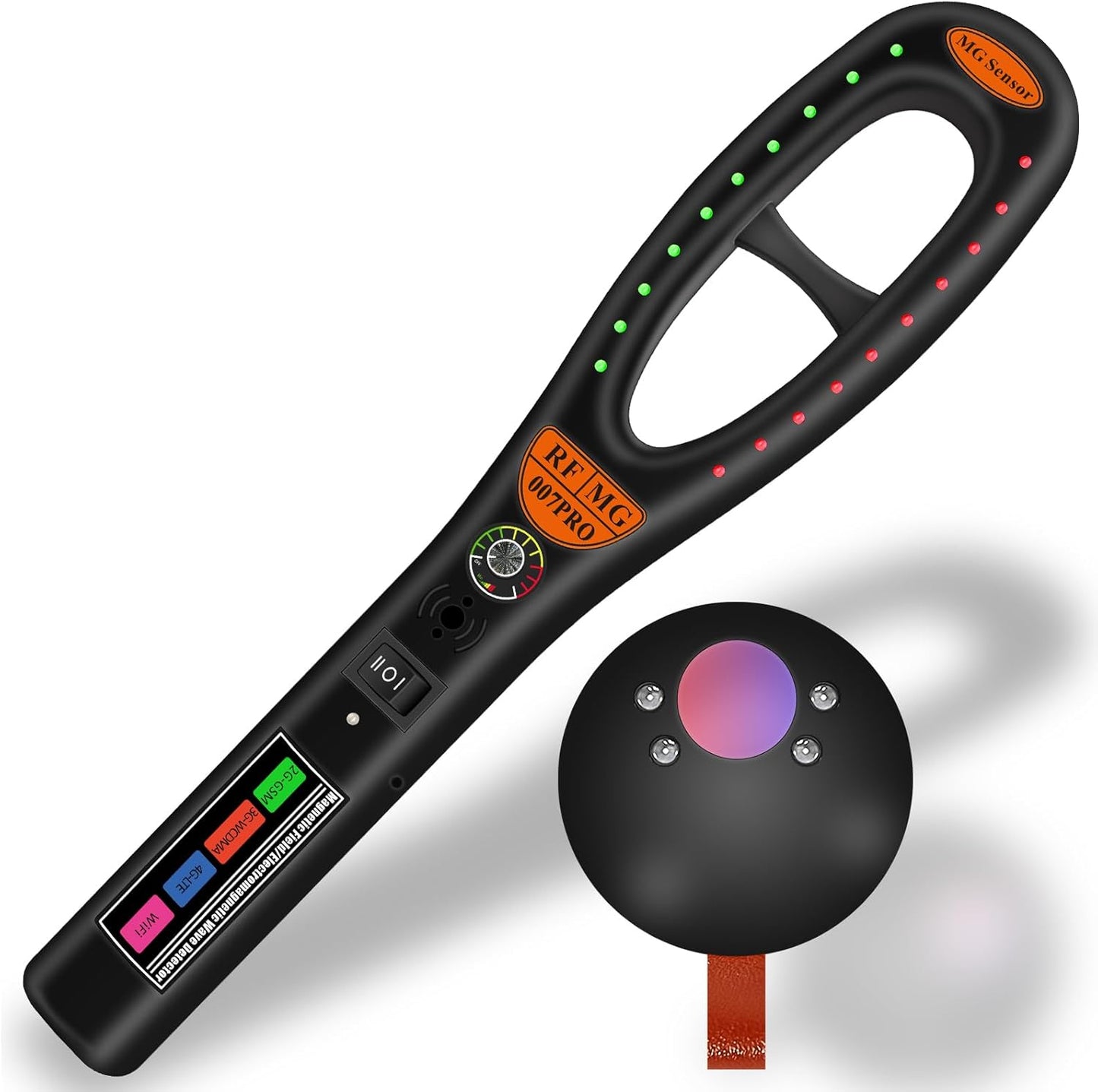 KAXYUYA Hidden Camera Detectors, Listening Device Detector, Car Tracking Device Detector, Bug Detector – Protect Your Privacy in Hotels, Travels, Cars, Offices - PuriLite