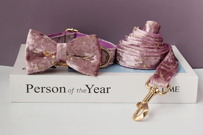 Custom Dog Collar with Metal Buckle - Pet Collars Personalized with Name and Phone Number (Plaid)