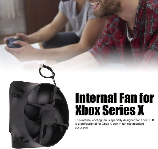 Internal Cooling Fan for Xbox Series X – Quiet Replacement Fan, Fast Heat Dissipation, Portable 12V Cooling Accessory for Gaming Consoles