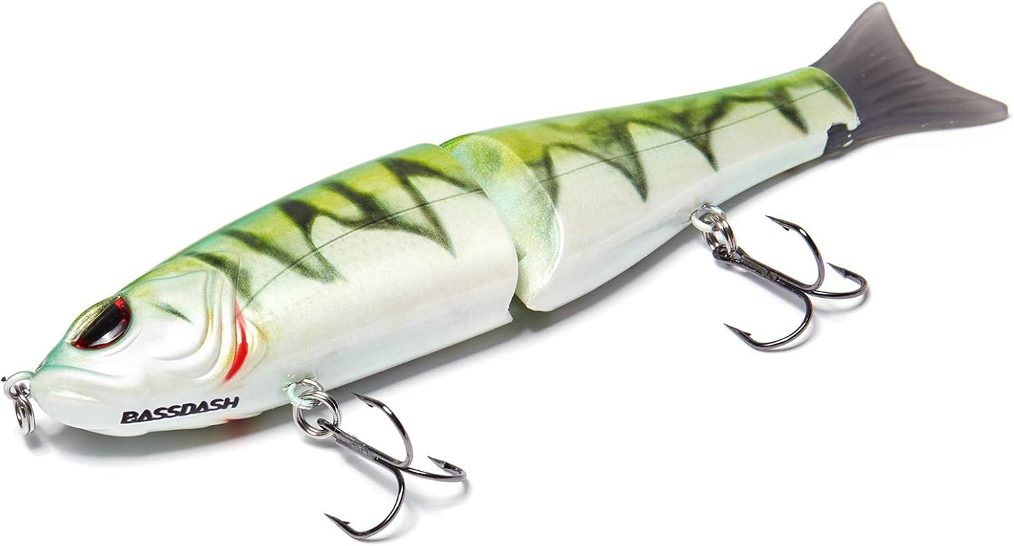 Bassdash SwimShad Glide Baits Jointed Swimbait Bass Pike Salmon Trout Muskie Fishing Lure