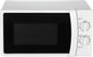 Compact Mechanical Microwave Oven, White, 20L Capacity, Manual Control with Timer and Temperature Dials, Countertop Kitchen Appliance