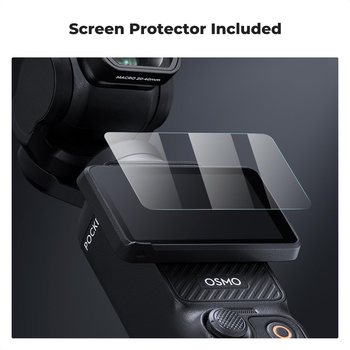 K&F Concept Wide-Angle Lens Compatible with DJI Osmo Pocket 3, Magnetic Attach/Multi-Coated/Optical Glass