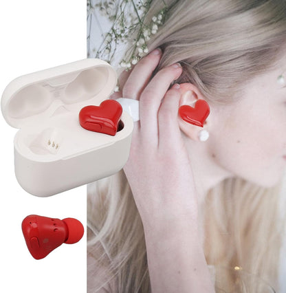 CHICIRIS Heart Shaped Wireless Earbuds, Noise Cancelling Headphones