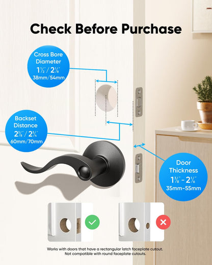 eufy Smart Lock C30, Keyless Entry Door Lock, Built-in WiFi Deadbolt, Smart Lock for Front Door, No Bridge Required, Easy Installation, App Remote Control, Auto Lock, Black