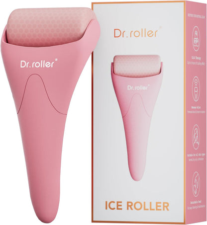 Ice Roller, Ice Roller for Face & Eye, Ice Face Roller for Women Skin Care Massage Tool Relieve Puffiness Reduce Pain Relief and Tightens Pore (Pink)