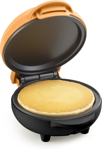 Nostalgia MyMini Personal Electric Waffle Maker, 5-Inch Cooking Surface, Waffle Iron for Hash Browns, French Toast, Grilled Cheese, Quesadilla, Brownies, Cookies, Aqua