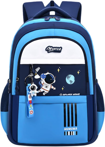 MITOWERMI Astronaut-space Backpack for Boys-Girls Elementary Middle School Bags for Girls Kids Bookbag