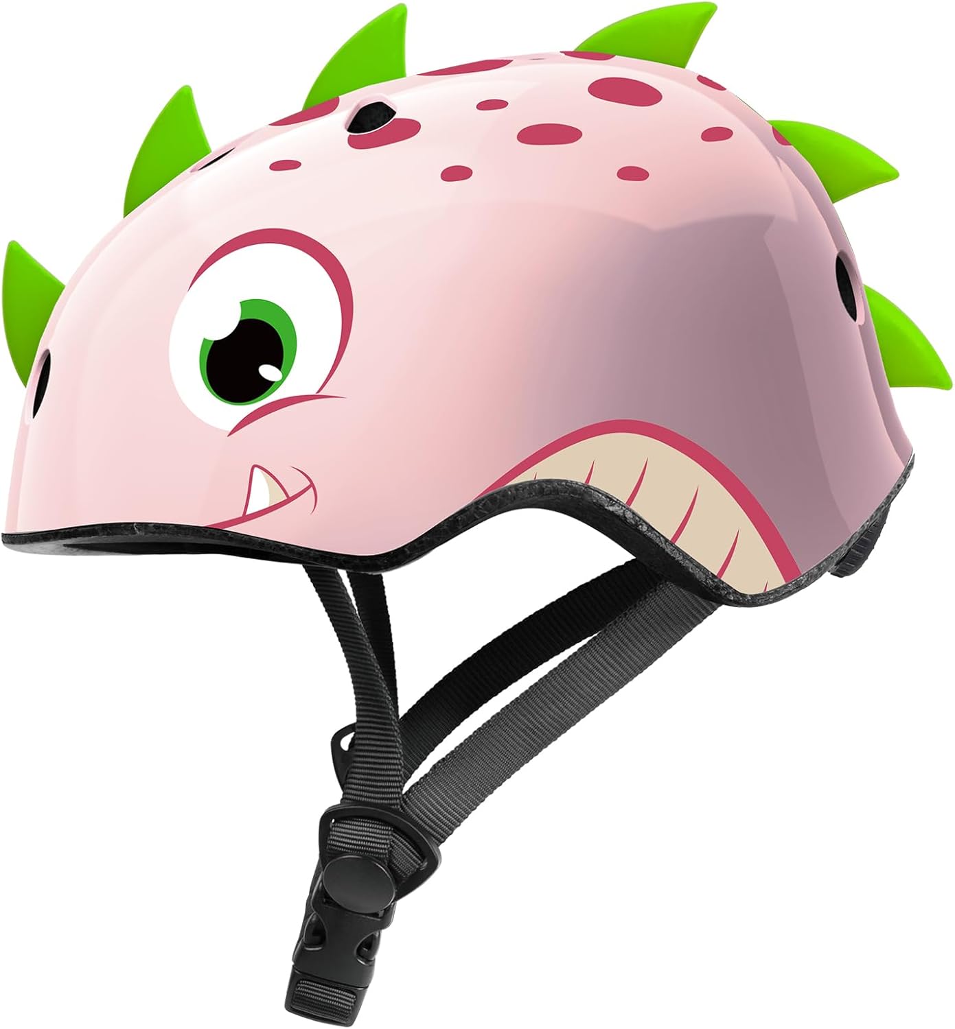 OutdoorMaster Kids Helmet, Bike Helmet for 1 Year Older Toddlers to Youths, 2 Sizes, Dial Fit Adjustment, Premium Safety & Ventilation, Multi-Sport Helmet for Bicycles, Skates, Scooters & Longboards