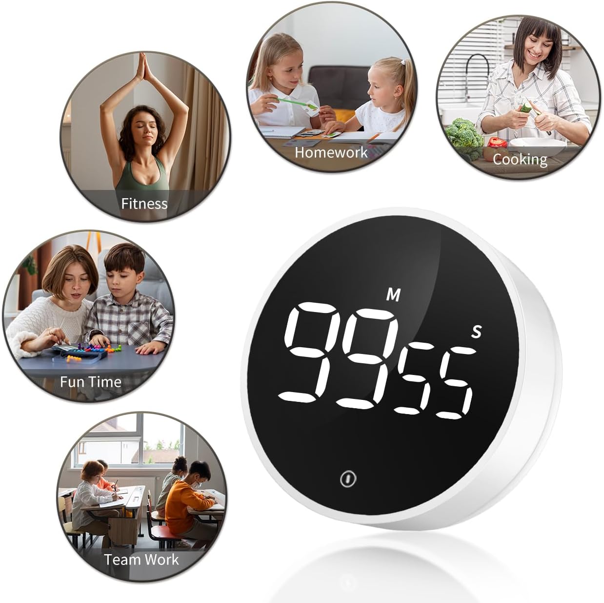 Purilite Select Magnetic Digital Timer