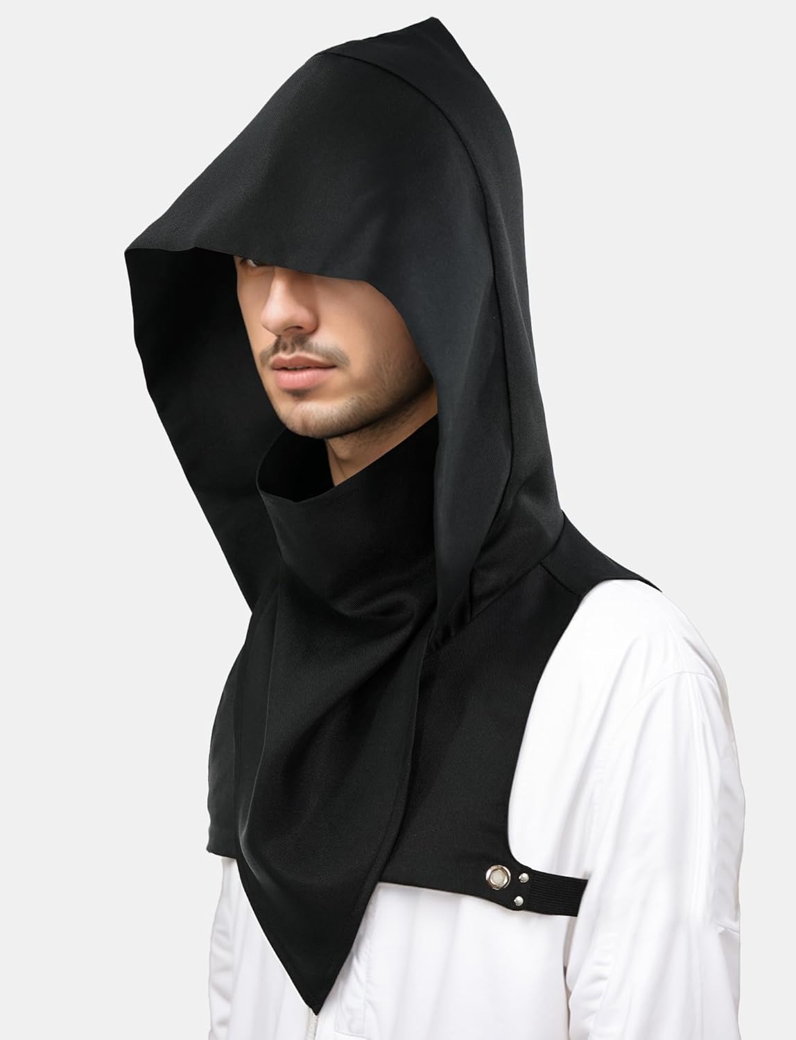 Happy Cherry Hat Cowl Celt Pagans Historical Fashion Item Role Playing Gadget Outfit Hooded Knight Medieval Cowl Hood Hat