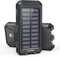 Solar Charger Power Bank Fast Charging - 30000mAh Portable Solar Phone Battery Panel Charger, QC3.0 Dual USB Port Battery Pack Charger Portable for All Cell Phones & Electronic Devices