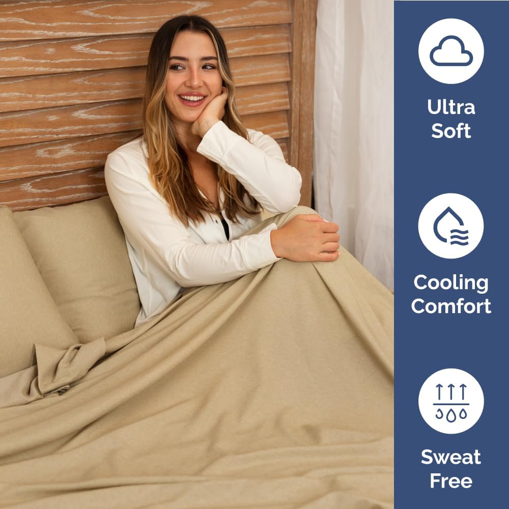 Extra Deep Queen Sheet Set - 6 Piece Breathable & Cooling Sheets - Hotel Luxury Bed Sheets Set - Easy & Secure Fit - Soft, Wrinkle Free & Comfy Sheets Set - White Sheet Set w/Extra Deep Pockets