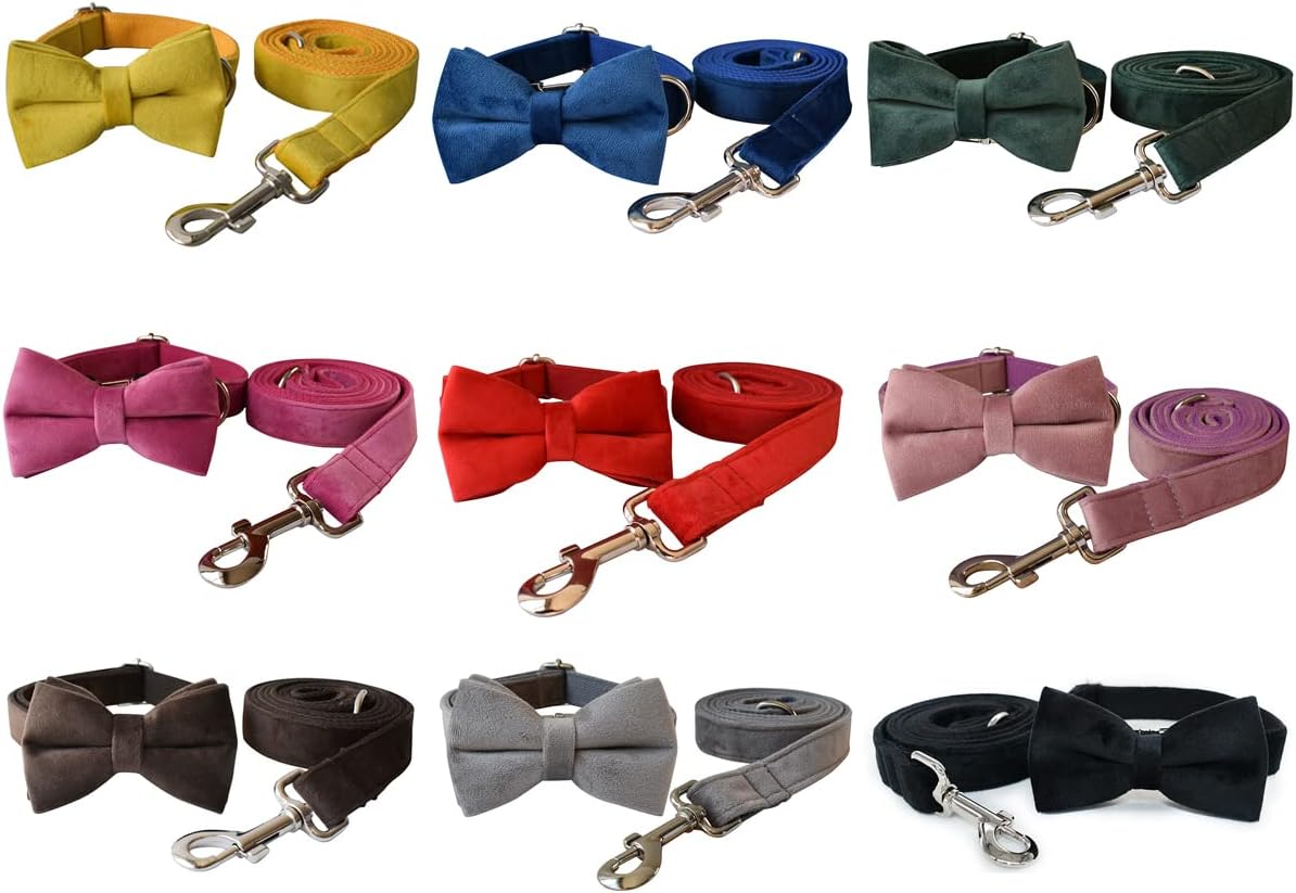 Custom Dog Collar with Metal Buckle - Pet Collars Personalized with Name and Phone Number (Plaid)