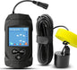 Atibin Portable Water Fish Finder Transducer Wired Handheld Depth Finder Sonar LCD Display Fish Finders Kayak FF068