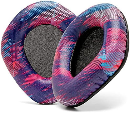 WC Upgraded Replacement Earpads for Corsair Void & Corsair Void Pro Wired & Wireless Gaming Headsets Made by Wicked Cushions | Improved Durability, Thickness, and Sound Isolation | (Red Camo)