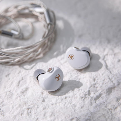 Linsoul 7HZ G1 in-Ear Monitor, 10mm DLC Diaphragm Dynamic Driver IEM Earphone, Wired Gaming Earbuds with Detachable OFC Silver-Plated Cable for Musician Audiophile (3.5mm No Mic, Black)