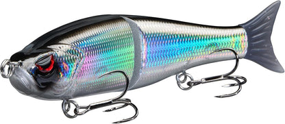 Bassdash SwimShad Glide Baits Jointed Swimbait Bass Pike Salmon Trout Muskie Fishing Lure
