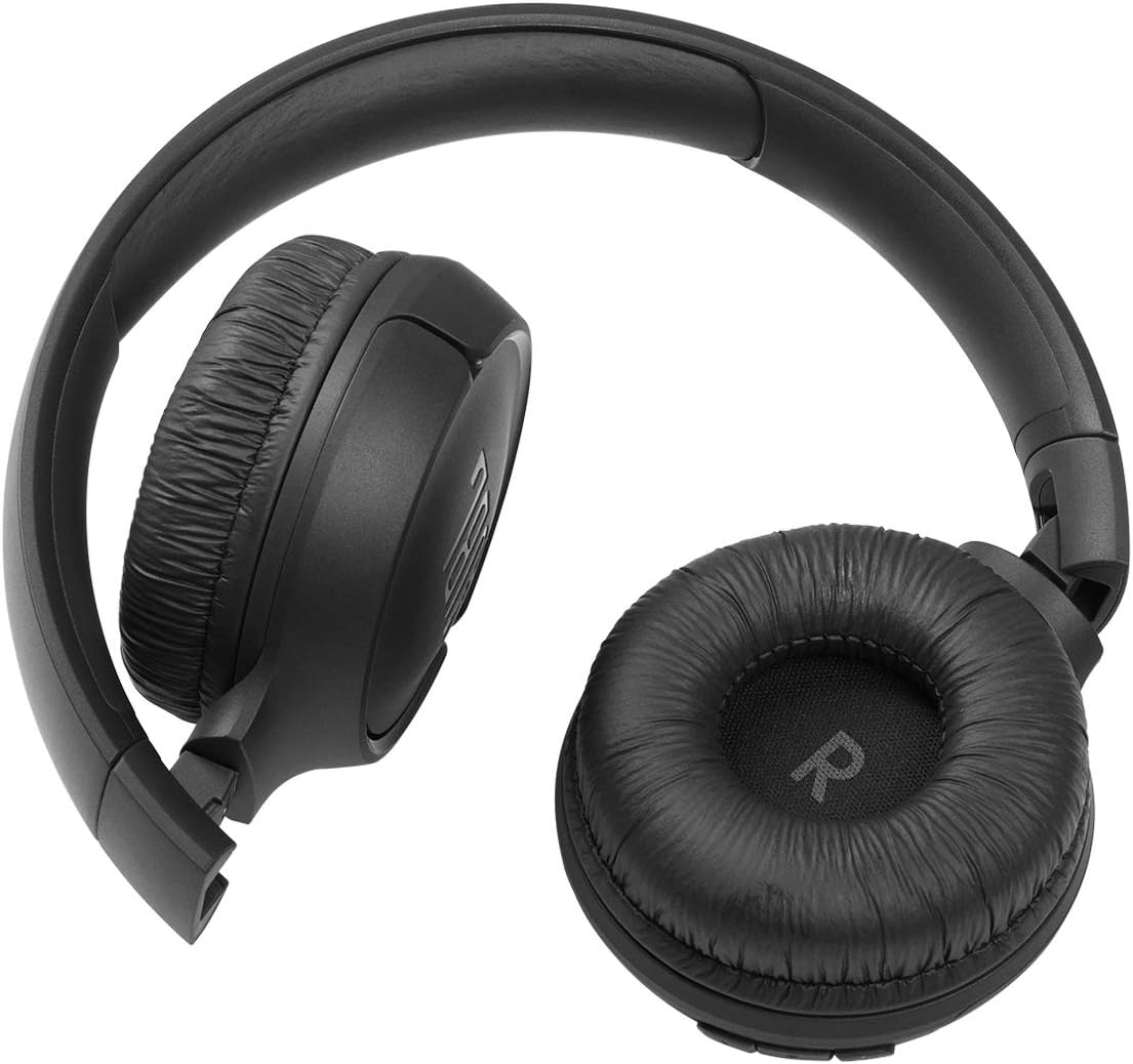 JBL Tune 520BT - Wireless On-Ear Headphones, Up to 57H Battery Life and Speed Charge, Lightweight, Comfortable and Foldable Design, Hands-Free Calls with Voice Aware (Blue)