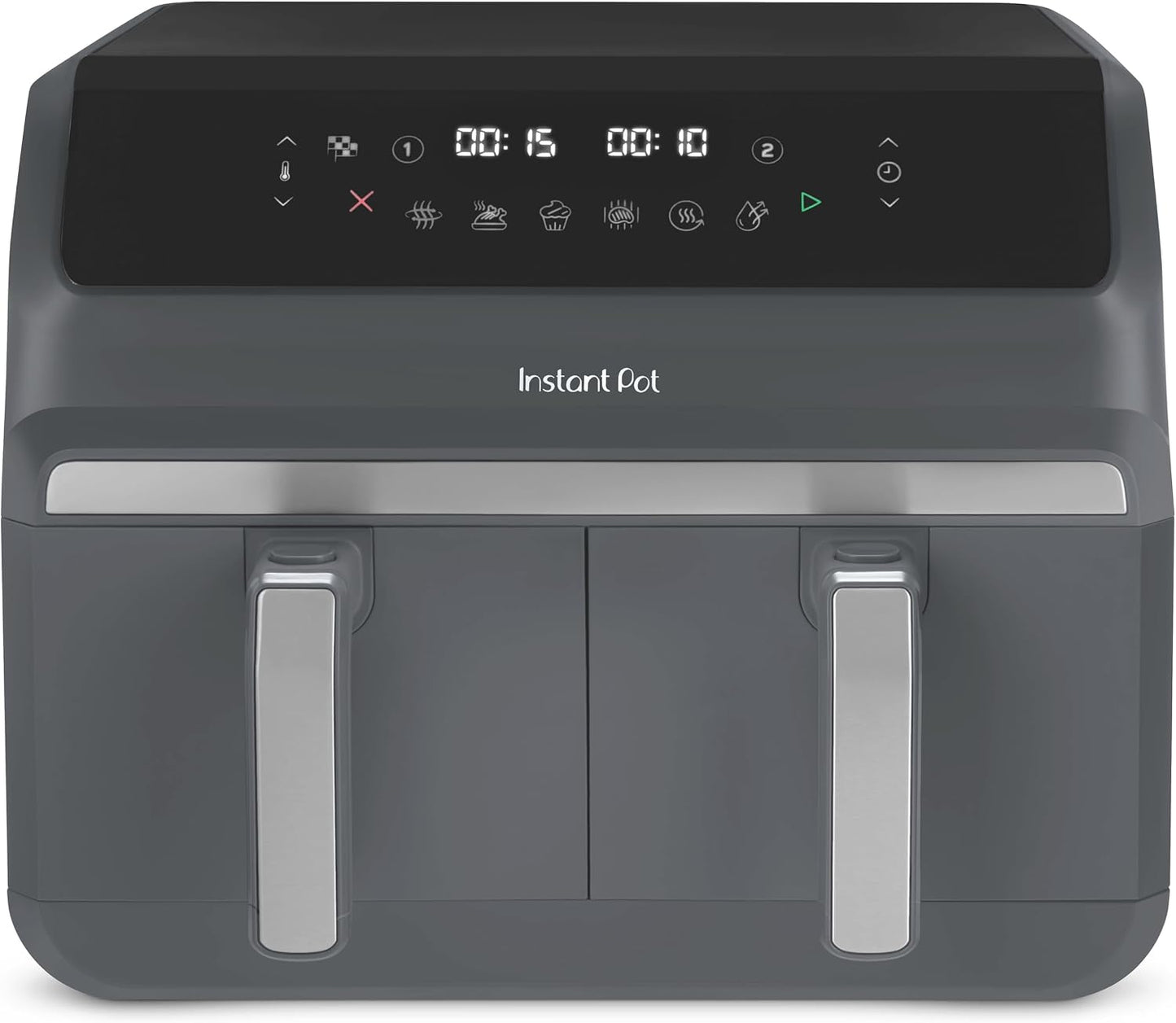 Instant Pot Vortex 6QT Large Air Fryer Oven Combo, Customizable Smart Cooking Programs, Digital Touchscreen, Nonstick and Dishwasher-Safe Basket, Includes Free App with over 1900 Recipes, Black