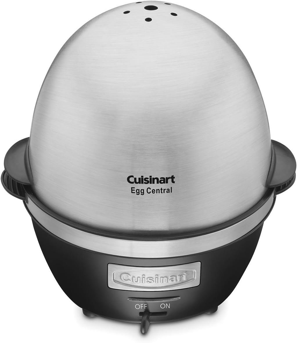 Cuisinart Egg Cooker for Omelets, Poached and Soft, Medium or Hard Cooked Eggs, 10 Eggs Capacity (CEC-10C)