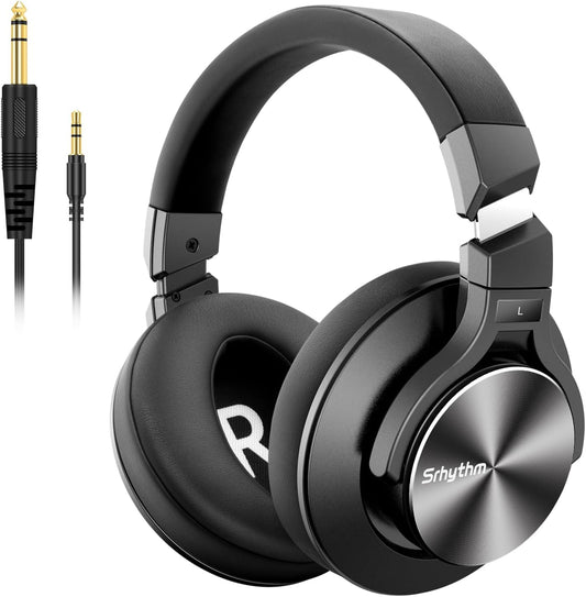 Srhythm HD75 Wired Over Ear DJ Headphone for Studio/Party/Guitar