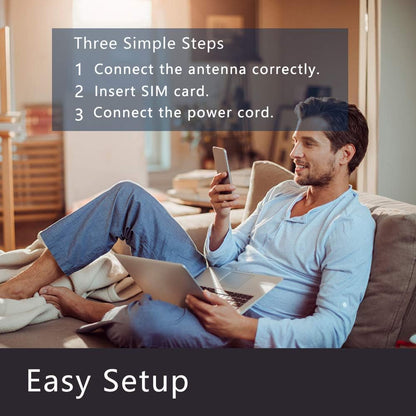 Wiflyer 4G LTE Wireless WiFi Verizon Router, 300 Mbps Best Hotspot with SIM Card Slot and USB Tethering for Home,RV，WE826-Q