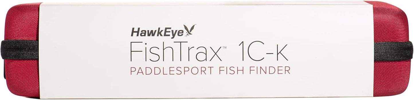 Hawkeye FISHTRAX 1C-K | PADDLESPORT Fish Finder, Red, (FT1PXC-k)