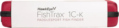 Hawkeye FISHTRAX 1C-K | PADDLESPORT Fish Finder, Red, (FT1PXC-k)