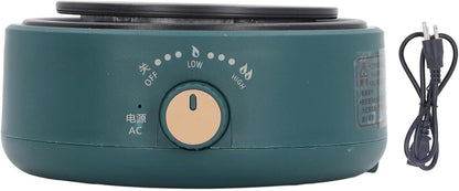 Electric Mini Stove Portable 4 Hot Plate 500W 110V Electric Ceramic Stove for Boiling Water, Making Tea and Coffee (Black)