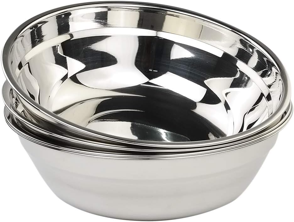 Kekow Large Stainless Steel Mixing Bowls, Serving Bowl, Set of 4