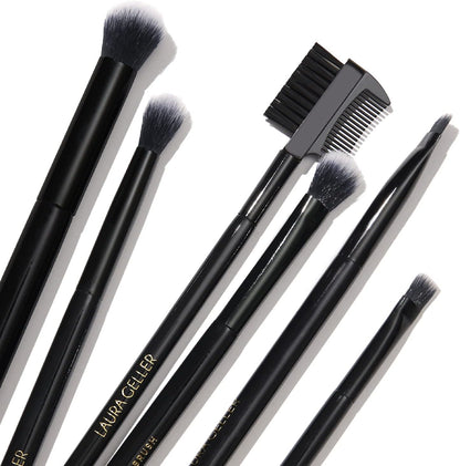 LAURA GELLER NEW YORK Dual-Ended Blush + Bronzer Brush - Blush Bronzer Contour Face Makeup Brush