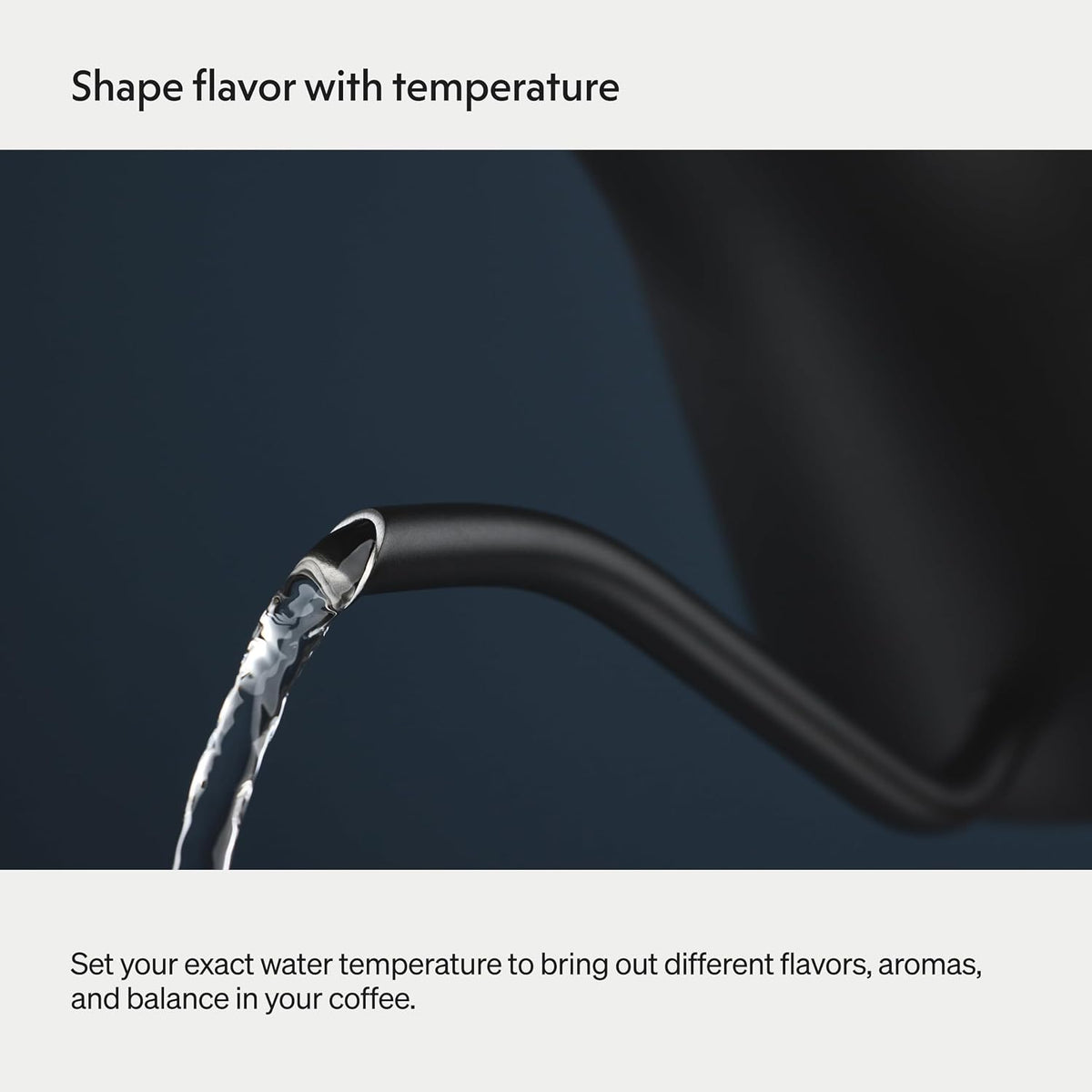 Fellow Stagg EKG Pro Electric Gooseneck Kettle, Temp Control, 0.9L 1200W Quick Heating, Pour-Over Coffee & Tea, Color LCD, Stainless Steel, Matte Black, Temp Hold, WiFi Smart Scheduling