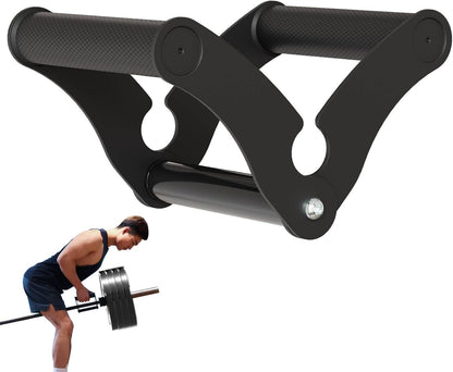 Heavy-Duty V Bar Landmine Handle for Olympic Barbells, T Bar Row Attachment for Back, Arm, and Shoulder Training, Knurled Grip Strength Training Accessory - PuriLite