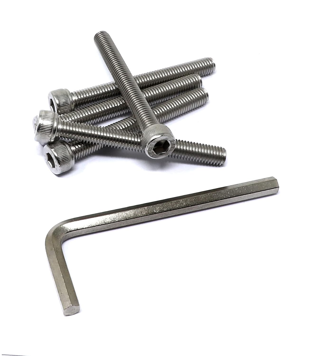 iexcell 25 Pcs M6 x 20mm Thread Pitch 1 mm Stainless Steel 304 Hex Socket Head Cap Screws Bolts Kit