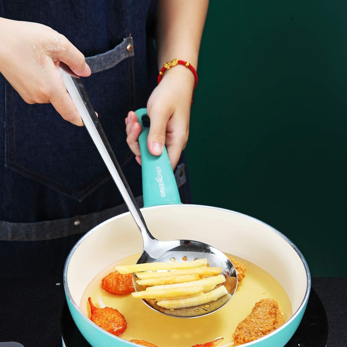 Stainless Steel Cooking Utensils Set, Berglander 13 Pieces Kitchen Utenisls Set, Kitchen Tools Set with Utensil Holder Non-Stick and Heat Resistant,Dishwasher Safe, Easy to Clean (13 Packs)