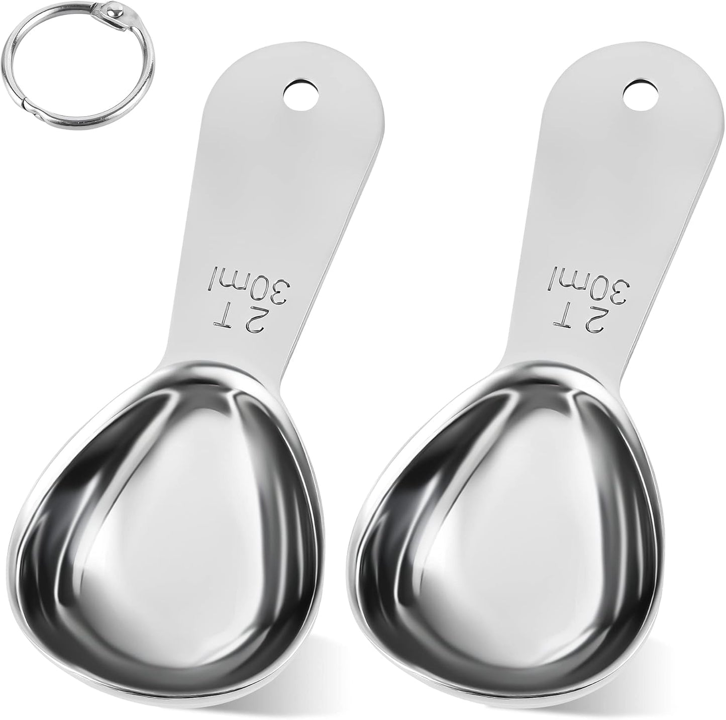 Smithcraft Measuring Cup Set of 8 Stainless Steel Measuring Cups18/8(304) Steel Material Heavy Duty 8 Measuring Cups and 1 Ring Set of 9