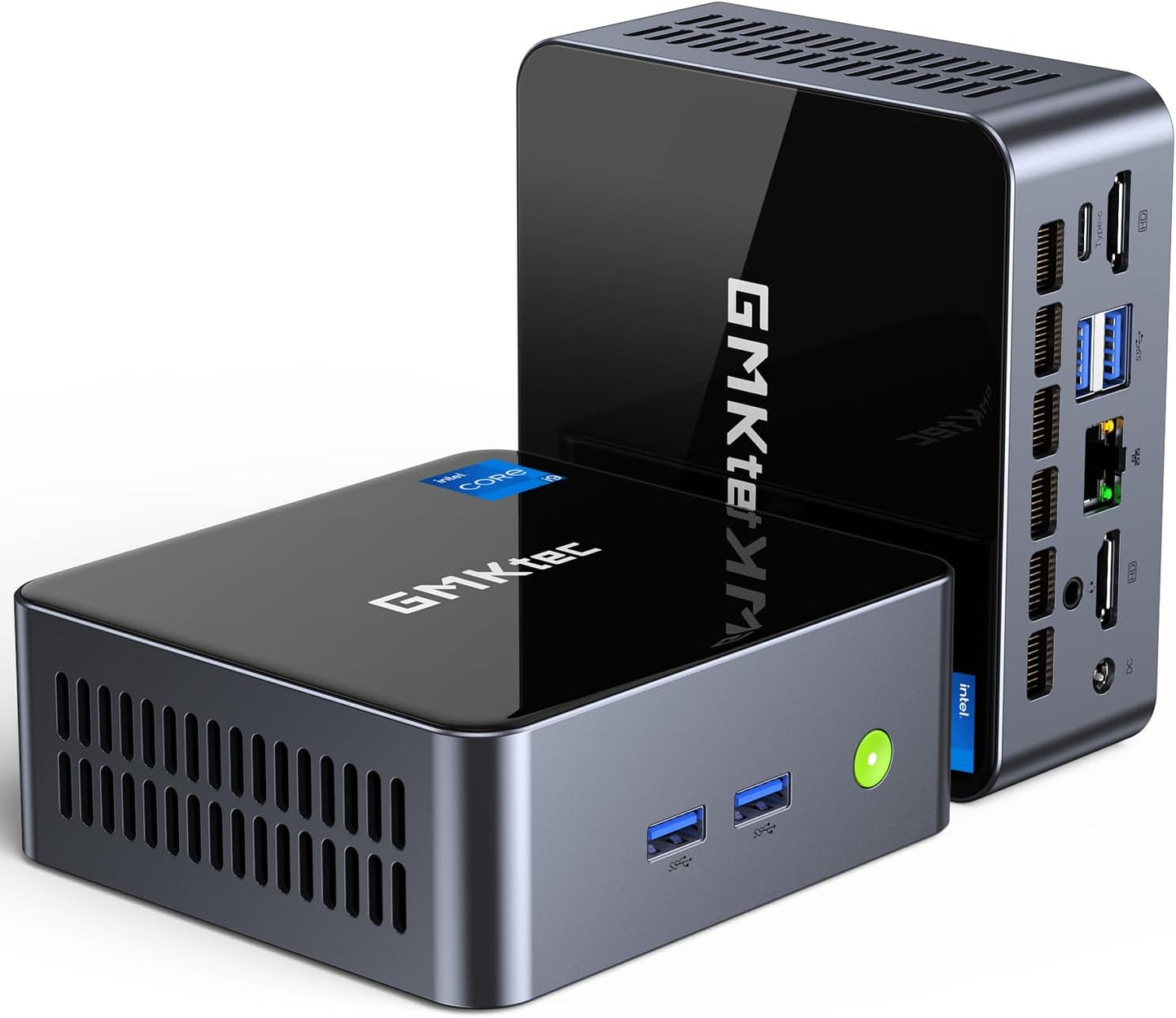 GMKtec Mini PC Intel Core i9 12900HK(14C/20T 5.0 GHz) W11 Pro, Desktop Computer 32GB DDR4 RAM+1TB NVMe SSD, Triple 4K Display, WiFi 6, BT5.2, USB-C M3 Plus