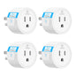 EIGHTREE Smart Plug Alexa, Smart Outlet, Works with Alexa, Google Home and SmartThings, WiFi Smart Plugs with APP Remote Control and Timer Function, 2.4GHz Wi-Fi Only, Prise Intelligente, 4Packs
