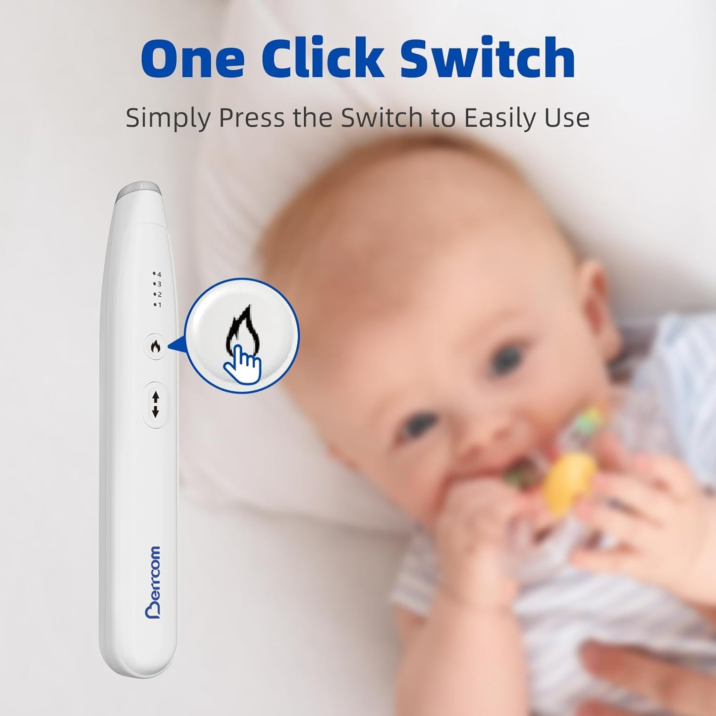 Berrcom Insect Sting and Bite Relief Stick, Chemical-Free Treatment of Insect Bites for Symptom Relief from Itching and Swelling Rechargeable Bug Bite Itch Relief Thing for Mosquito Bites