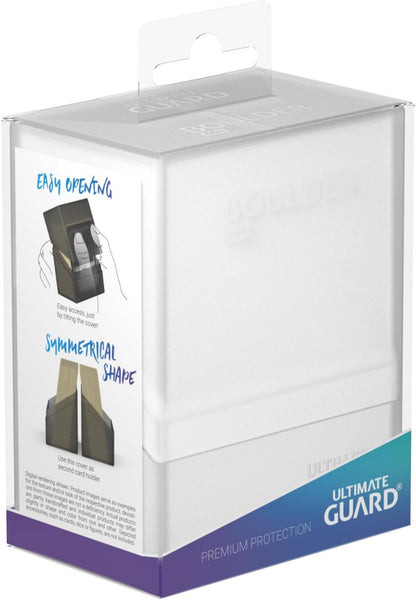 Ultimate Guard Boulder 100+ Classic, Deck Case for 100 Double-Sleeved TCG Cards, Onyx, Secure & Durable Storage for Trading Card Games, Soft-Touch Finish