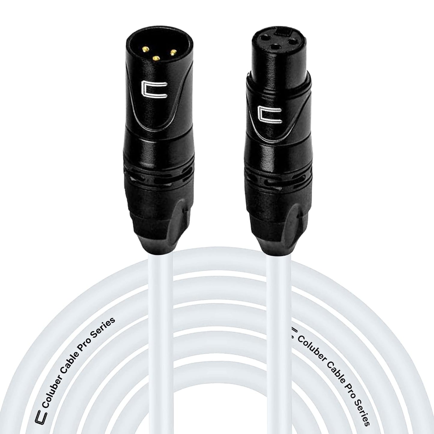 Balanced XLR Cable Male to Female - 6 Feet Pink - Pro 3-Pin Microphone Connector for Powered Speakers, Audio Interface or Mixer for Live Performance & Recording