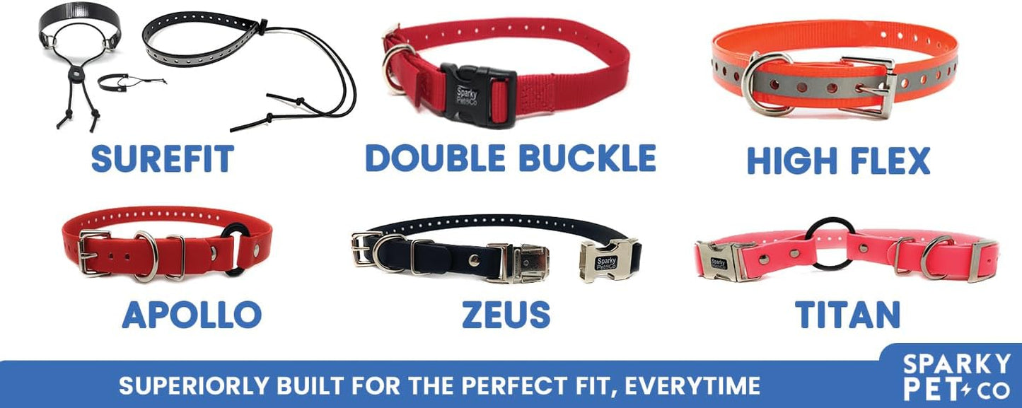 Sparky Pet Co - Purple, Roller Buckle 3/4" Replacement Collar - Compatible with Garmin, Delta, Dogtra, SportDOG, E Collar, Tri Tronics, Educator Style Compatible Systems, E Collar Systems