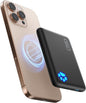 INIU Magnetic Portable Charger, Slim Qi2 30W 10000mAh Power Bank for Mag-Safe, Fast Charging Small Wireless Battery Pack, Travel Essential Phone Charger, Only for iPhone 16/15/14/13/12 Series, White