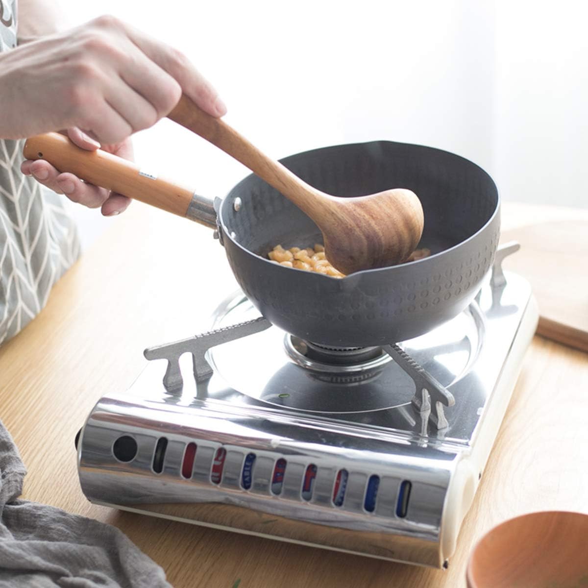 Wooden Cooking Utensils Set | Natural Teak Kitchen Spoons | Heat Resistant Wooden Spatula | Non Stick Cookware Tools | Eco Friendly Kitchen Utensils - PuriLite
