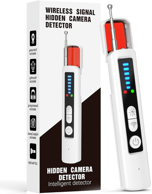 Hidden Camera Detectors, GPS Tracker Detector, Portable Camera Detector, Tracking Device Detector for Hotels, Home, Office