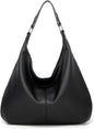 Ashioup Hobo Bags for Women Soft PU Leather Shoulder Bag Vintage Slouchy Handbag with Zipper