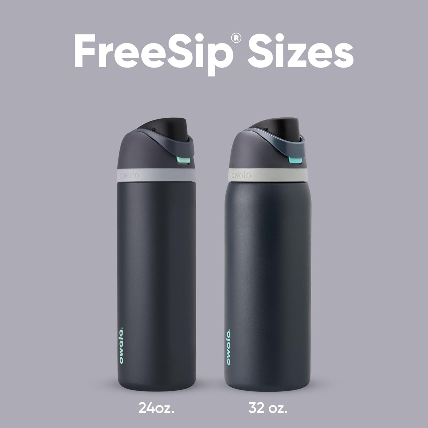 Owala Kids FreeSip Insulated Stainless Steel Water Bottle with Straw, BPA-Free Sports Water Bottle, Great for Travel, 16 oz, Celestial Sphere